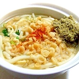 とろ昆天かすうどん